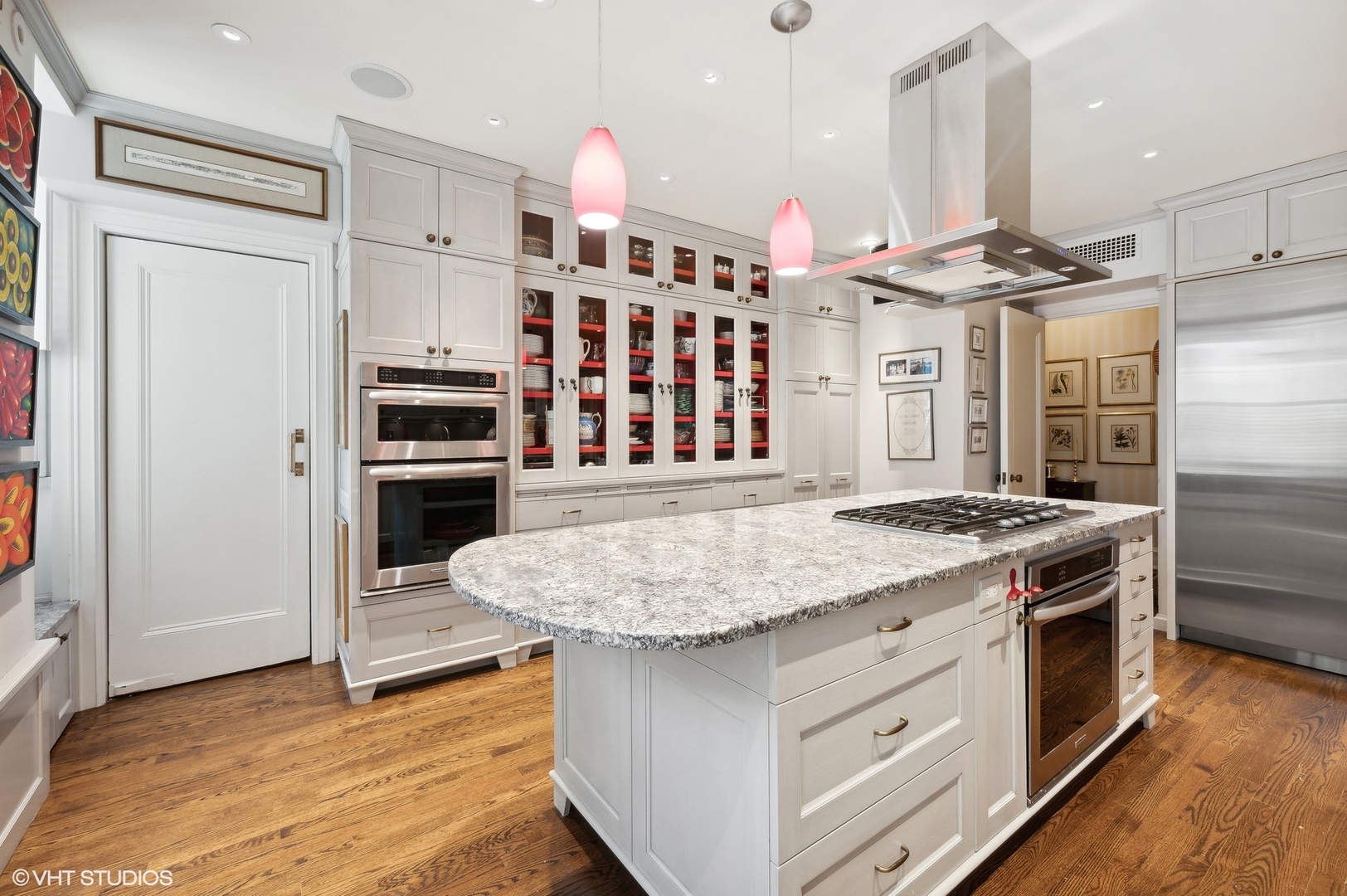 20 East Cedar Street, Unit 6E Chicago, IL 60611 - Photo 7 of 35 a kitchen with stainless steel appliances granite countertop a stove a refrigerator and a oven