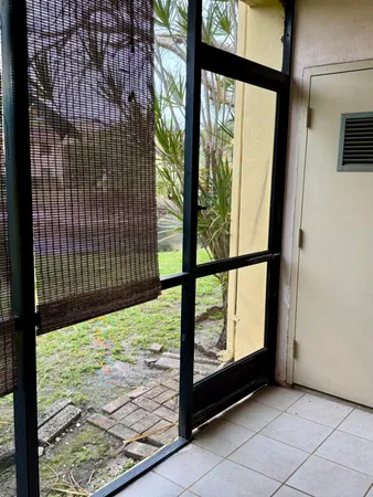 a view of front door