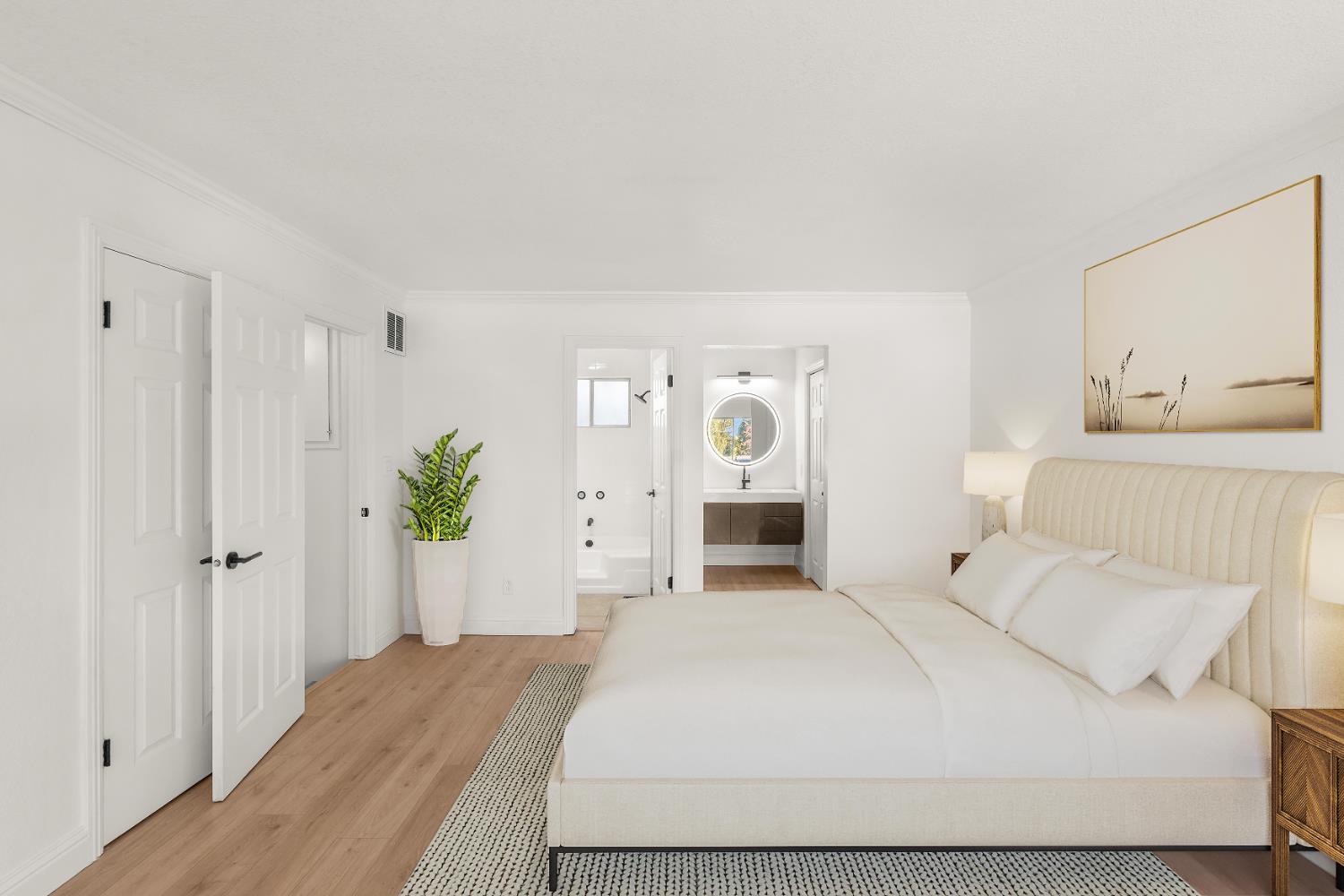 24626 Oro Valley Road Auburn, CA 95602 - Photo 34 of 54 a spacious bedroom with a bed and window