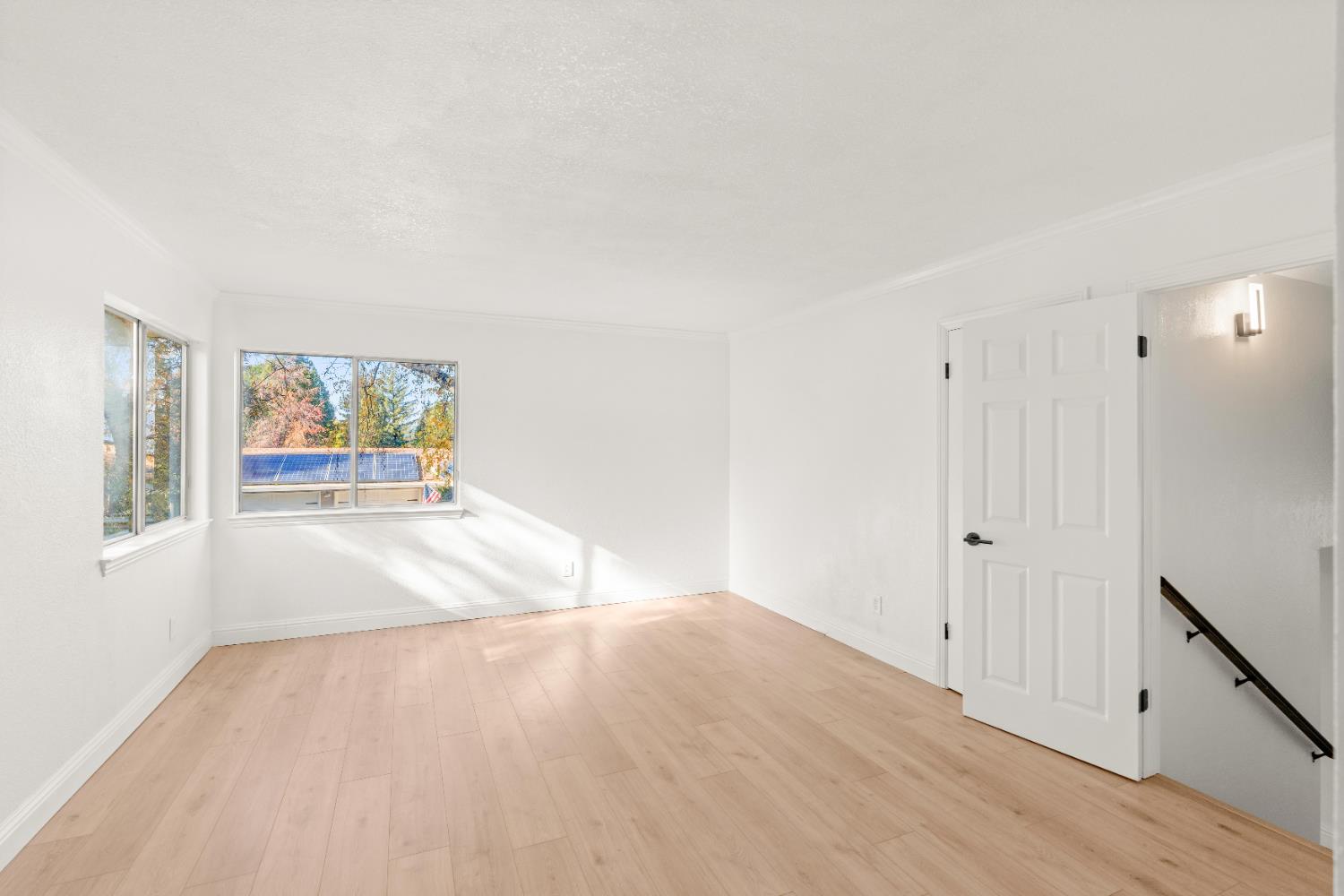 24626 Oro Valley Road Auburn, CA 95602 - Photo 35 of 54 wooden floor in an empty room with a window