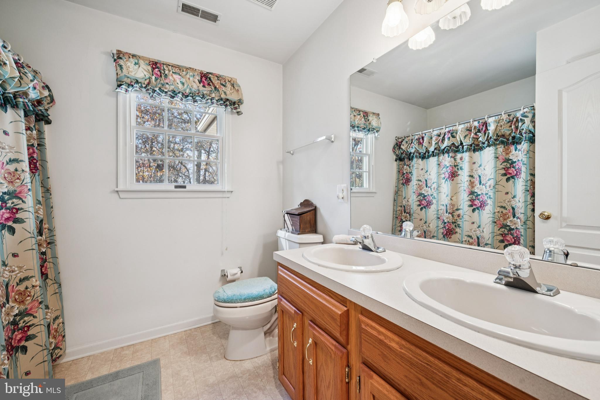 32 Constitution Drive Southampton, NJ 08088 - Photo 24 of 31 a bathroom with a sink a toilet and a shower curtain