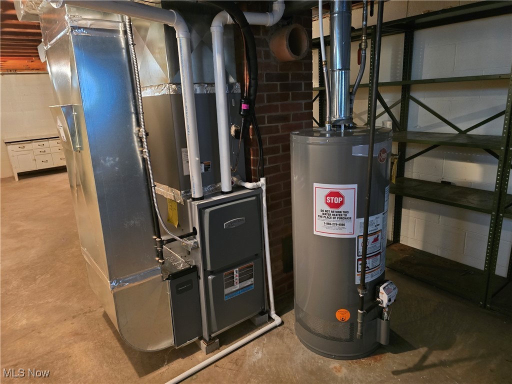 67 Moore Road Akron, OH 44319 - Photo 15 of 15 Utilities with gas water heater and heating unit