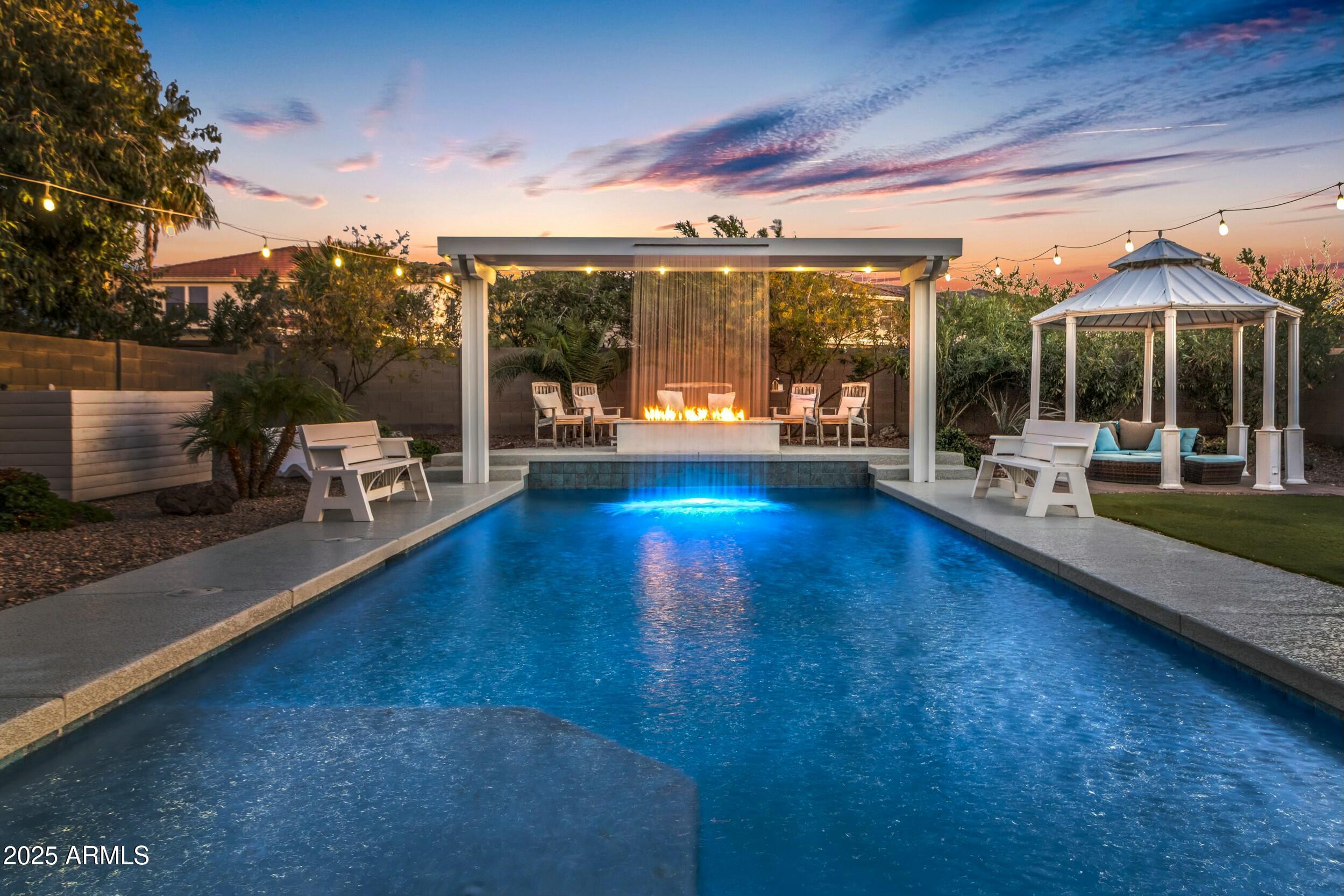 1333 East Pedro Road Phoenix, AZ 85042 - Photo 32 of 49 Pool night