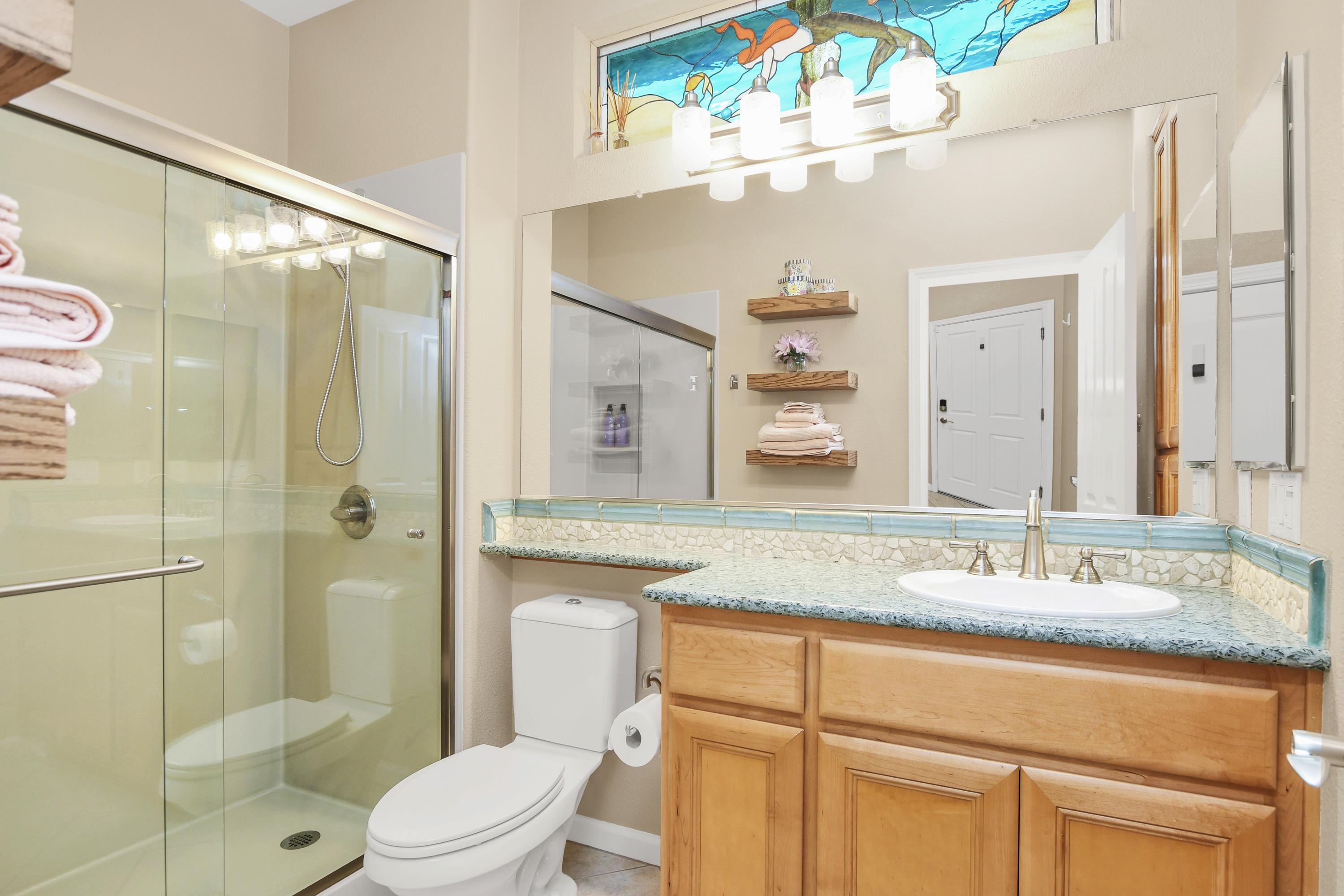 342 Desert Forest Court Rio Vista, CA 94571 - Photo 28 of 40 Full bathroom with a shower stall and vanity
