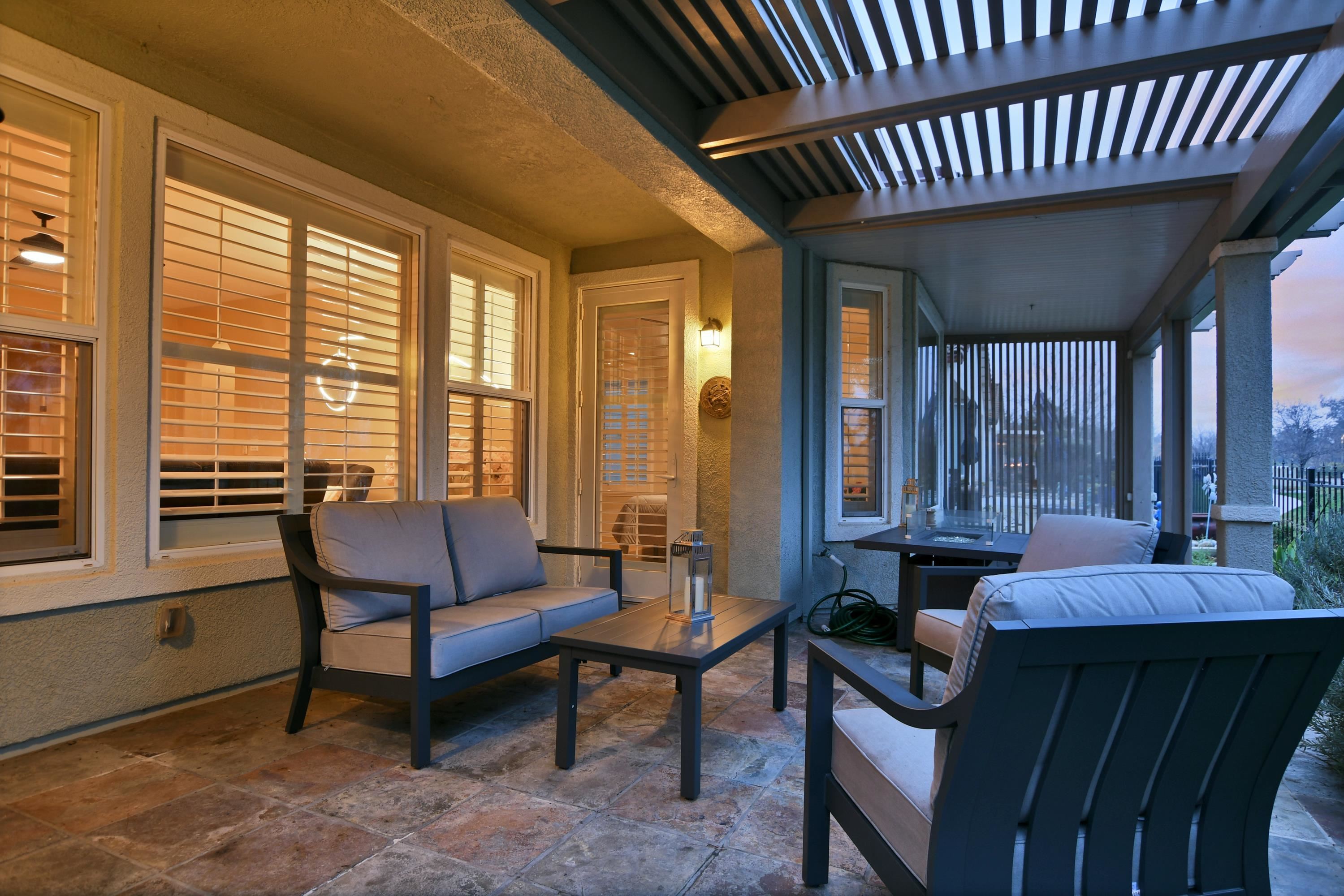 342 Desert Forest Court Rio Vista, CA 94571 - Photo 6 of 40 View of patio / terrace featuring a pergola and an outdoor hangout area