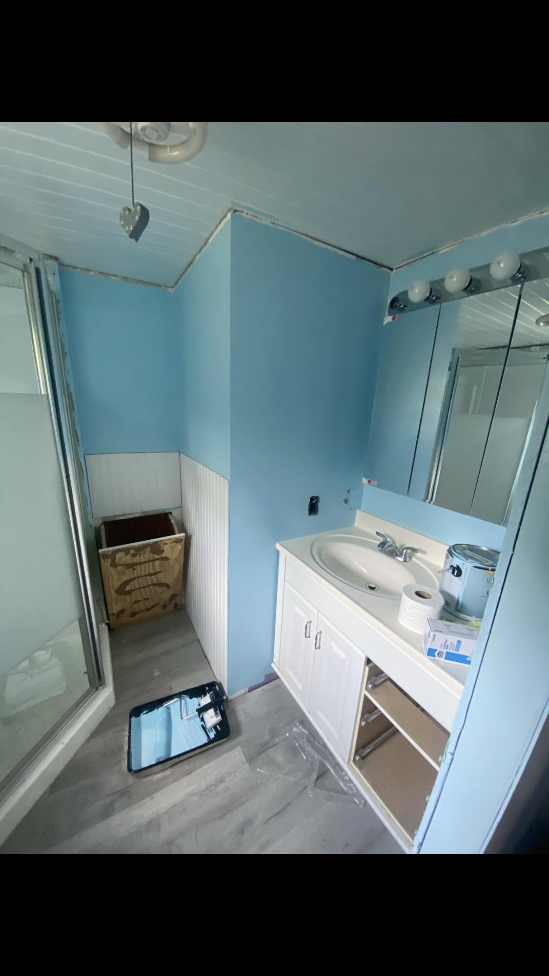 5333 Old River Road Baker, FL 32531 - Photo 10 of 12 a bathroom with a sink toilet and mirror