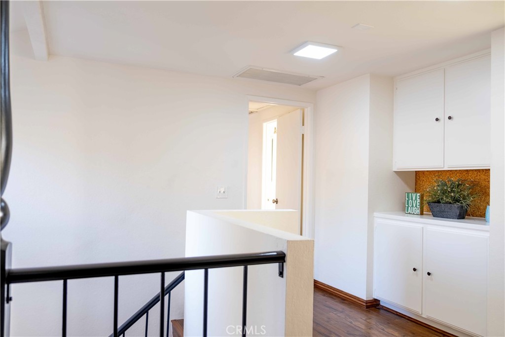1739 Compromise Line Road Glendora, CA 91740 - Photo 13 of 29 a view of a hallway with wooden floor and staircase