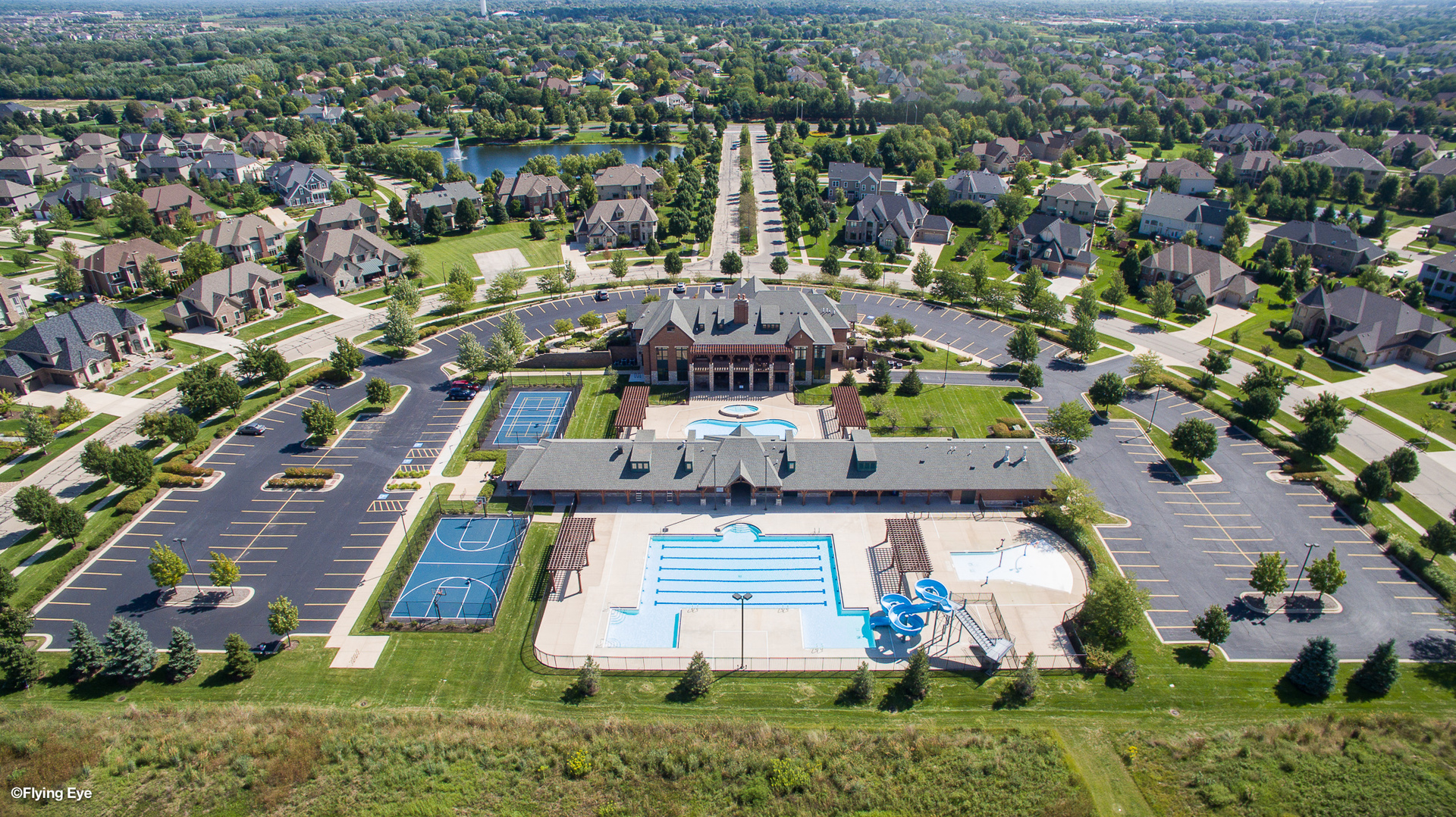 4331 Little Leaf Road Naperville, IL 60564 - Photo 39 of 39 an aerial view of multiple house