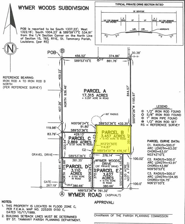 Parcel B Parcel B Wymer Road Covington, LA 70435 - Photo 2 of 6 Gallery Image 2