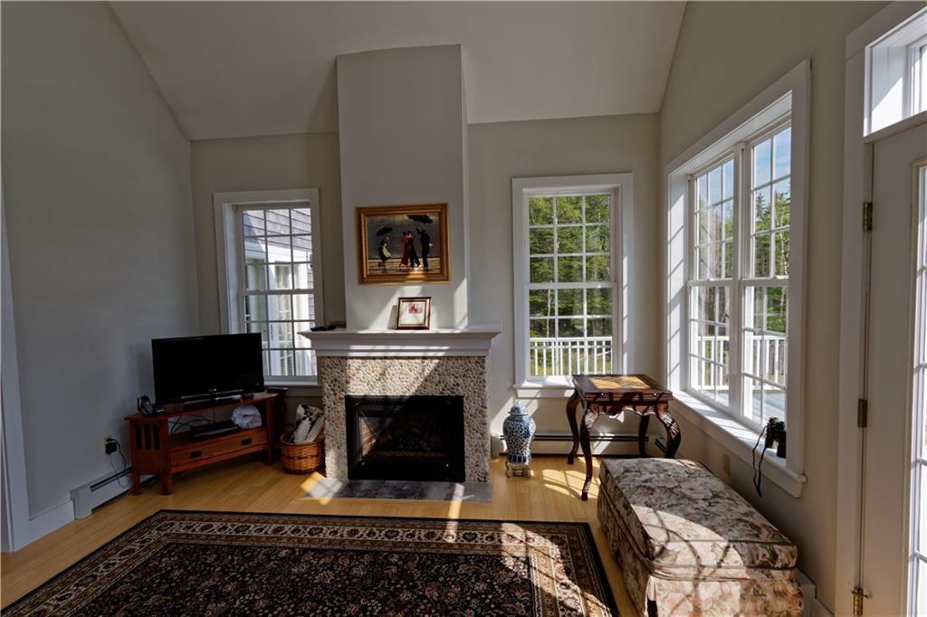 487 Yoho Head Road Machiasport, ME 04655 - Photo 8 of 33 Great room with gas fireplace...