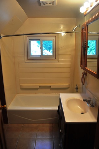 456 Franklin Boulevard Elgin, IL 60120 - Photo 10 of 14 a bathroom with a sink and a bathtub