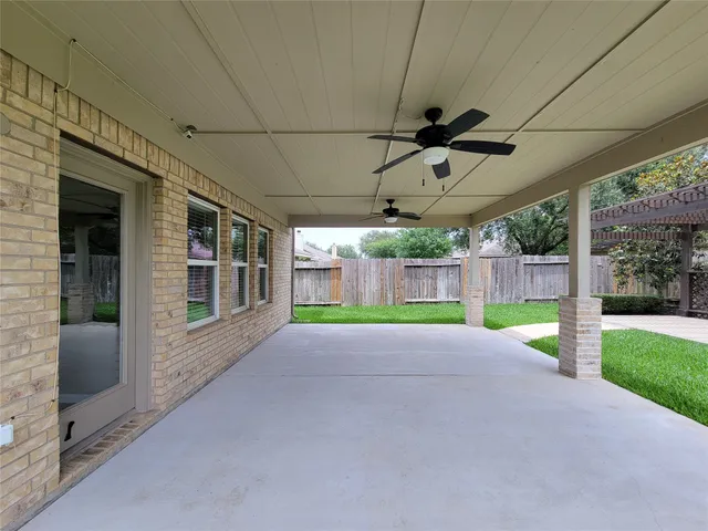 a view of a backyard of a house