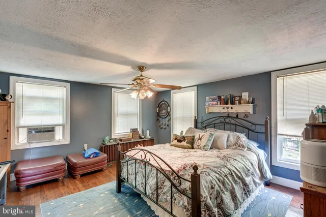 a room with furniture and a window