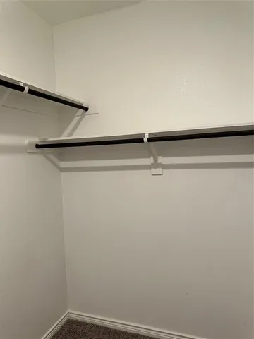 a close view of closet