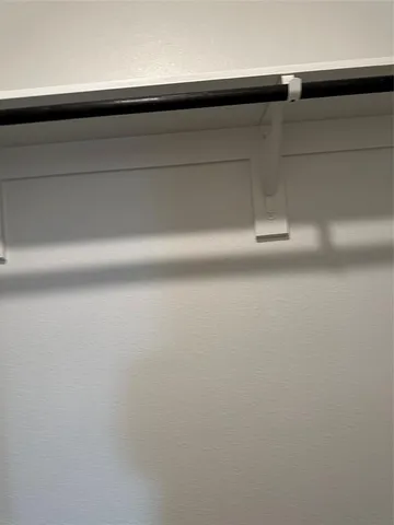 a view of empty racks