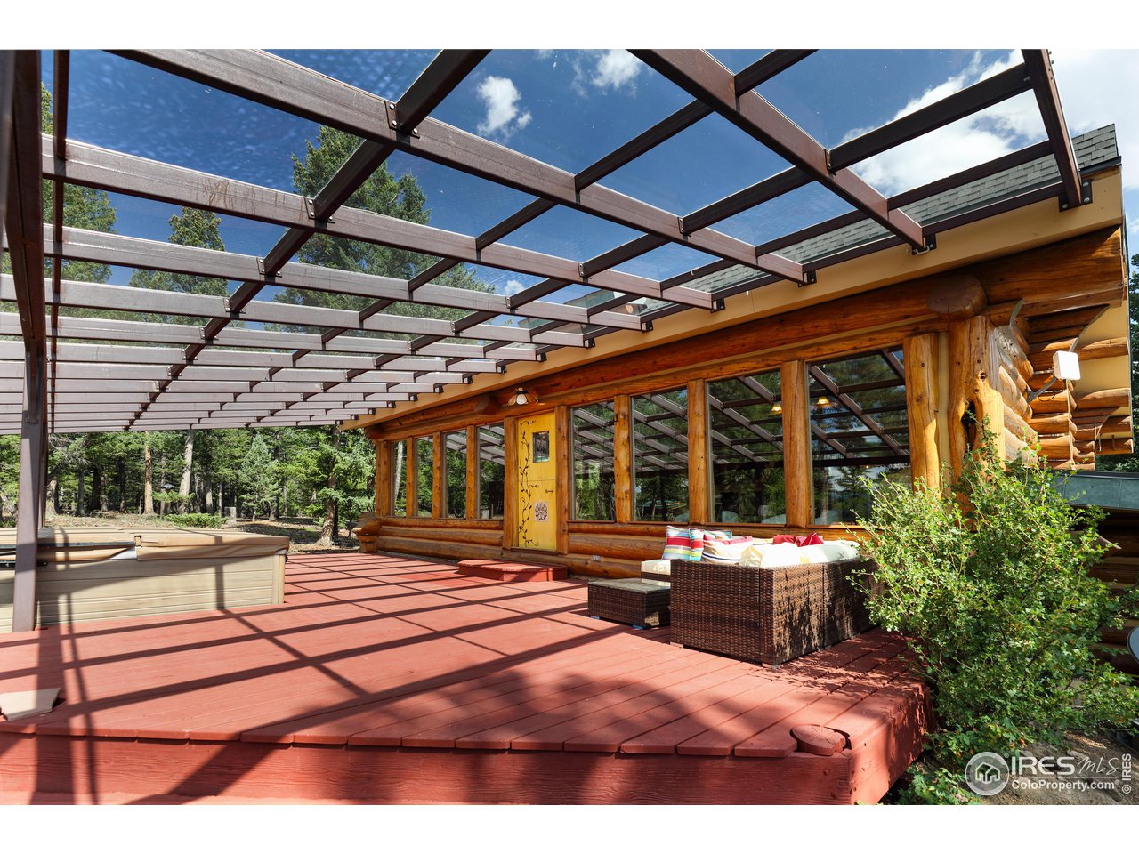 625 North Beaver Road Black Hawk, CO 80422 - Photo 6 of 40 a outdoor space with lots of trees in the background