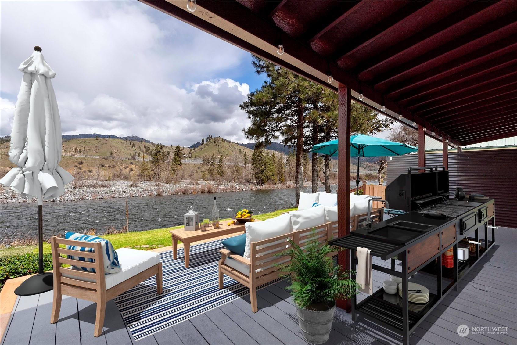 7900 Stine Hill Road, Unit 11 Cashmere, WA 98815 - Photo 3 of 39 a view of a swimming pool with a patio