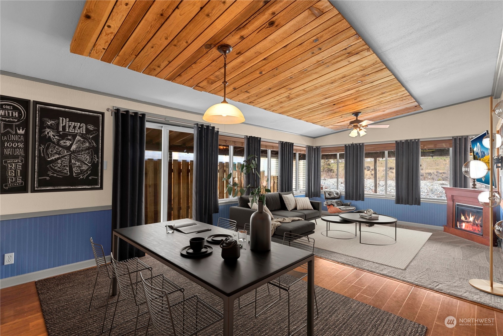 7900 Stine Hill Road, Unit 11 Cashmere, WA 98815 - Photo 6 of 39 a living room with furniture and large windows