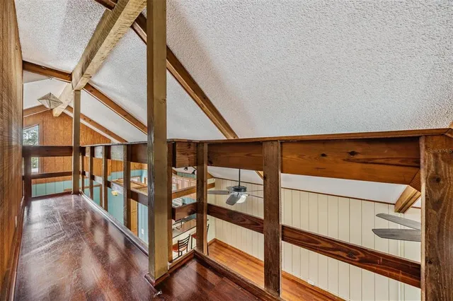 a view of staircase with a staircase