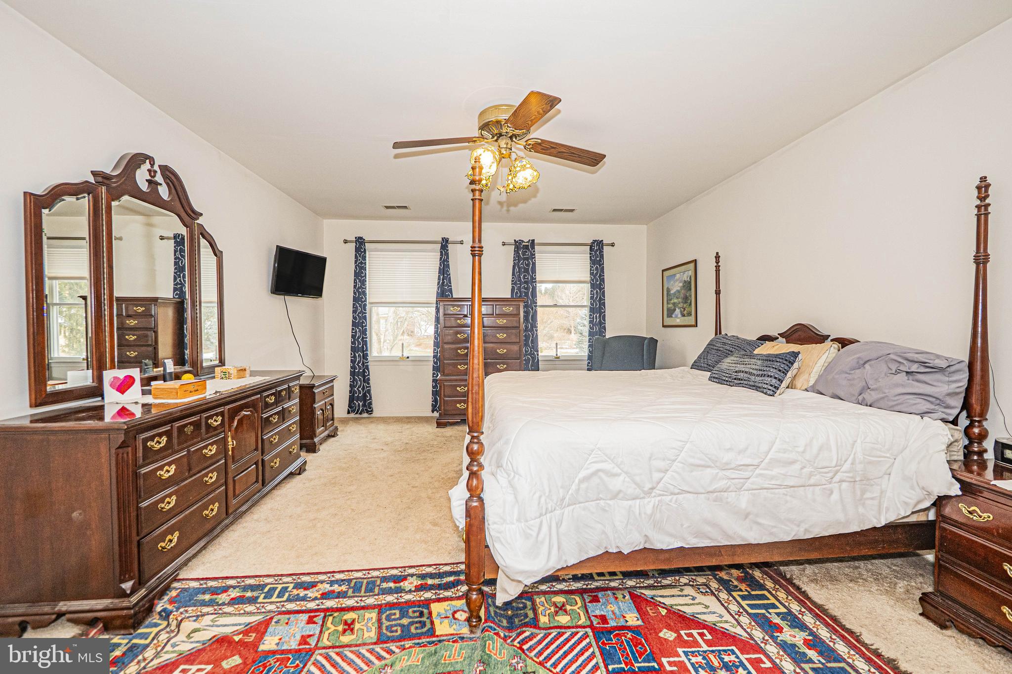 2875 Talbert Road Finksburg, MD 21048 - Photo 30 of 48 Primary Bedroom-curtains and blind convey