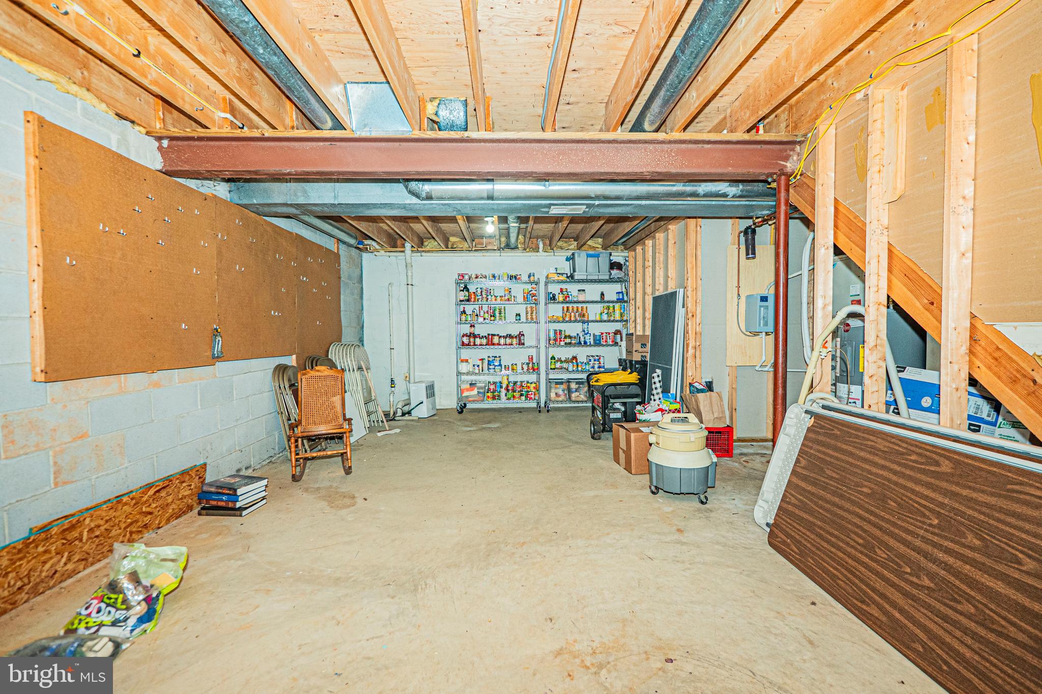2875 Talbert Road Finksburg, MD 21048 - Photo 45 of 48 Unfinished portion of basement, lots of storage!