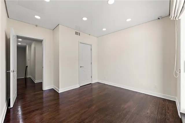 wooden floor in an empty room with wooden floor