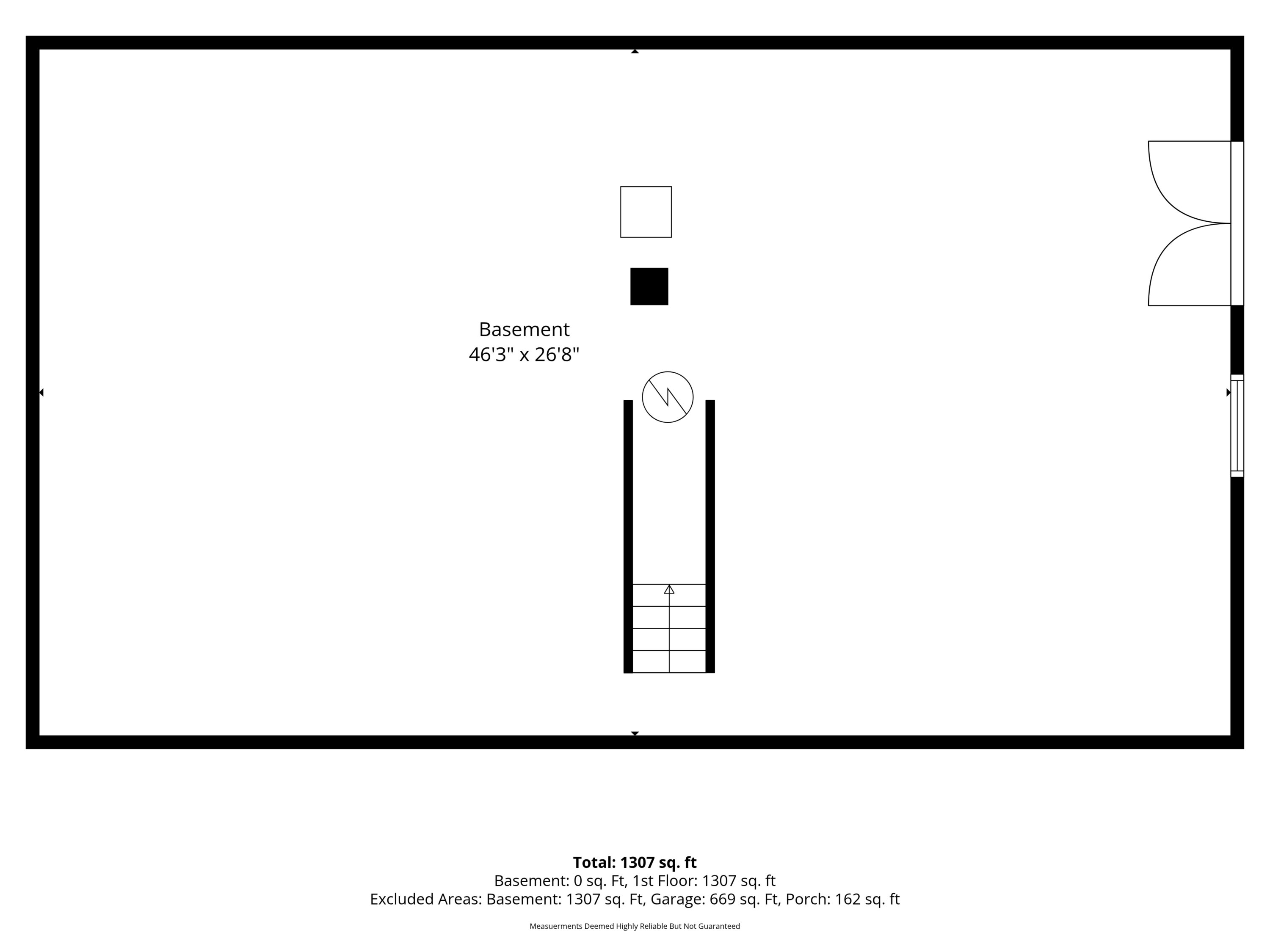 21 Christian Hill Road Limington, ME 04049 - Photo 33 of 34 Basement Floor Plan