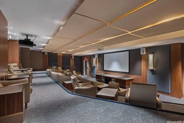 a room with gym equipment and a large window