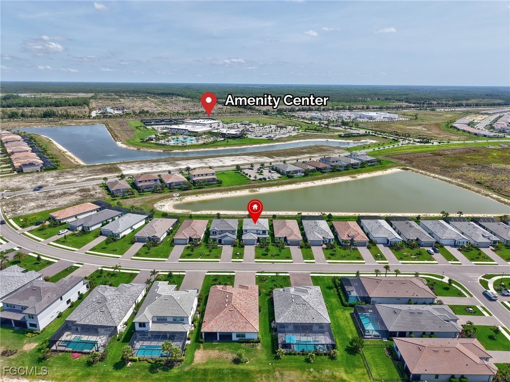 20179 Napa Loop Estero, FL 33928 - Photo 42 of 49 a view of swimming pool with a garden and plants