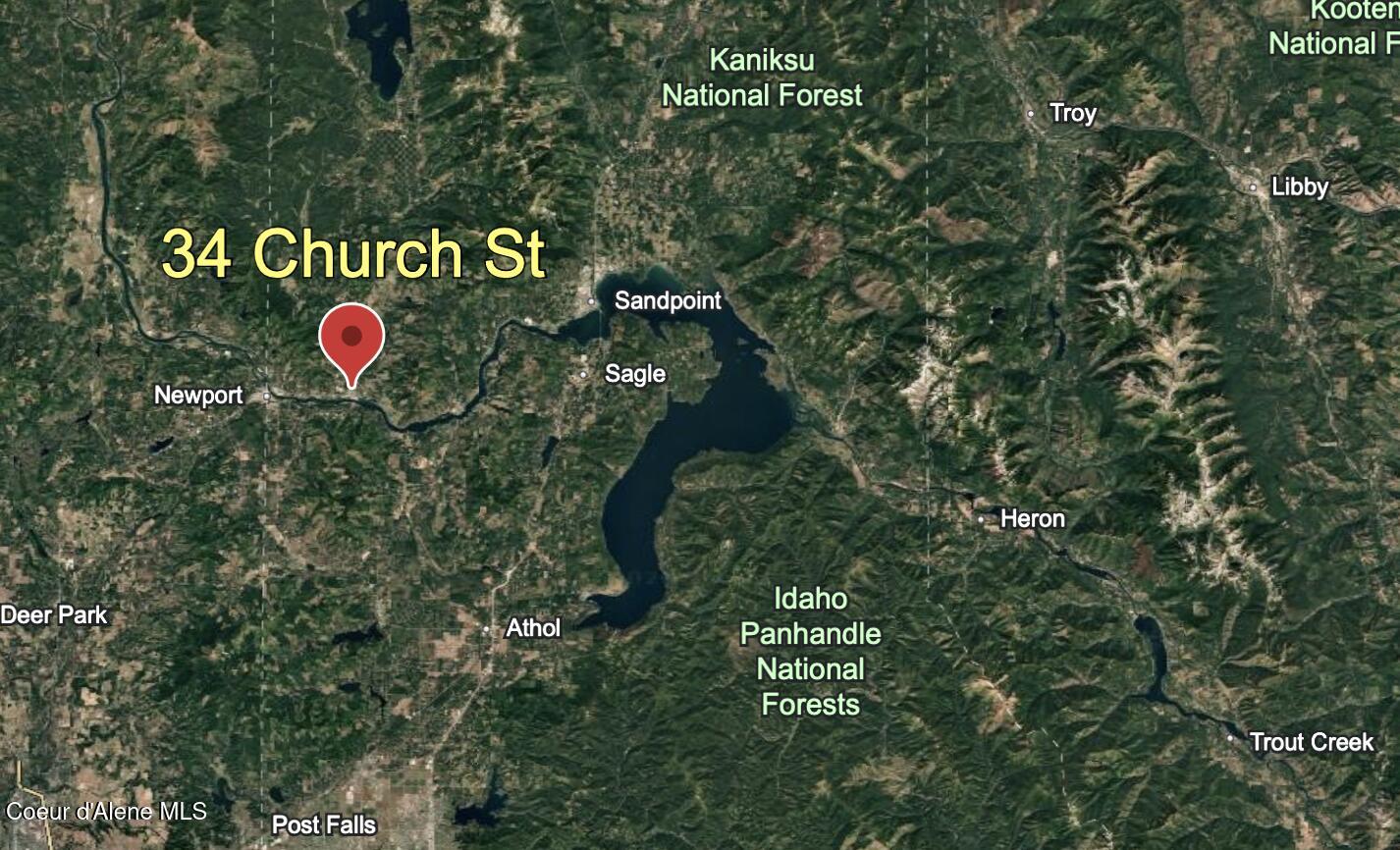 34 Church Street Priest River, ID 83856 - Photo 25 of 26 North Idaho Panhandle Map