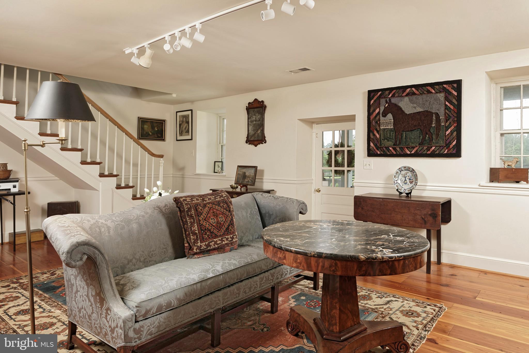 33195 Millville Road Upperville, VA 20184 - Photo 25 of 76 Stairs in the living room go to primary BR suite