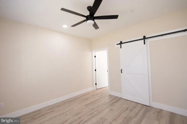 a view of an empty room