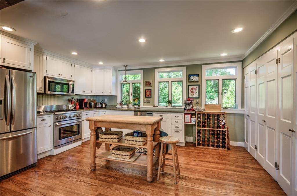 12 Leeman Road Orrs Island, ME 04066 - Photo 11 of 34 The spacious kitchen renovated in...