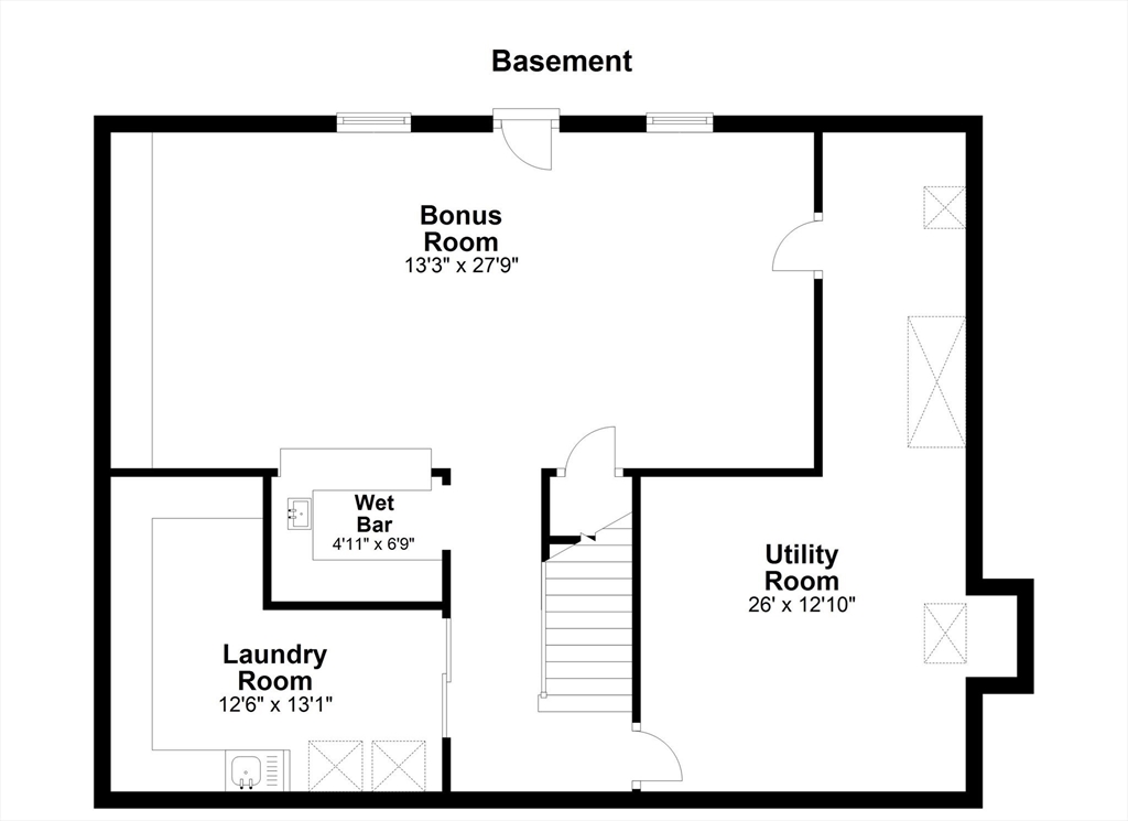 10 Ryan Road Townsend, MA 01474 - Photo 34 of 34 a picture of floor with a white wall and a white refrigerator