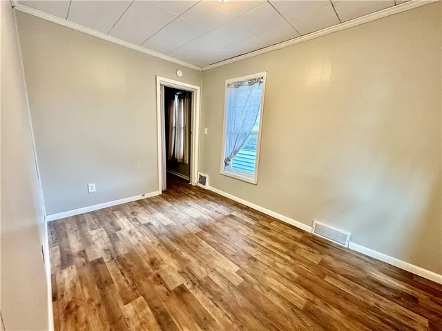 a view of a door of the house