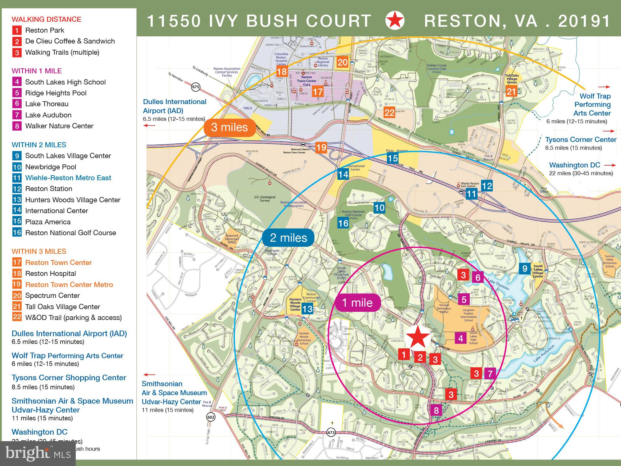 11550 Ivy Bush Court Reston, VA 20191 - Photo 25 of 30 Prime Location in Reston, VA