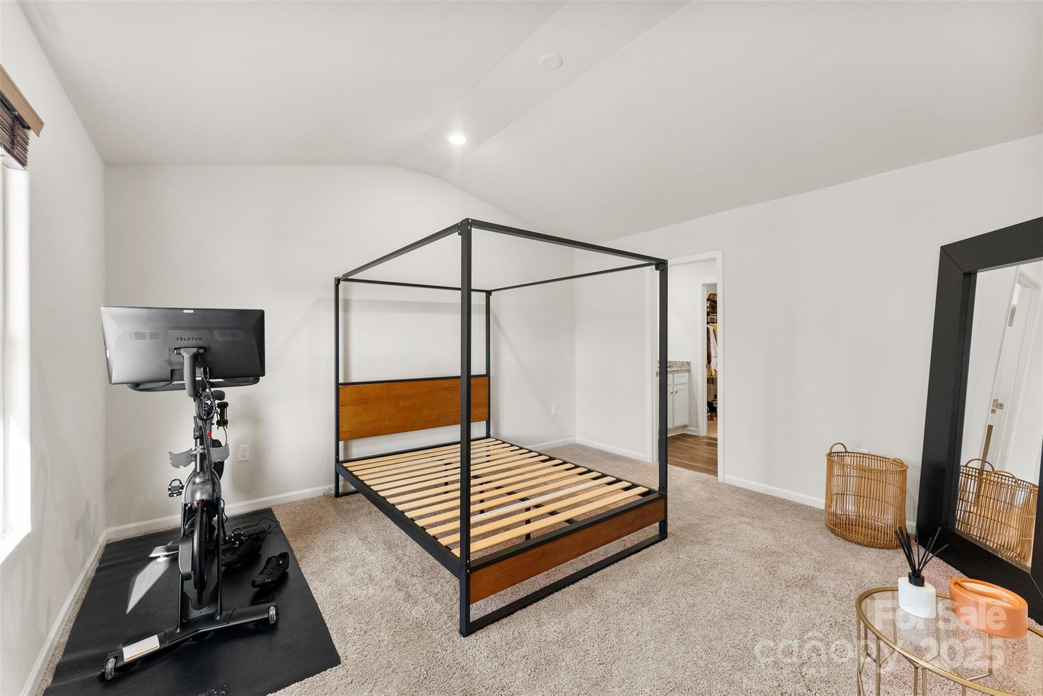 223 Frank Burns Way Kings Mountain, NC 28086 - Photo 21 of 36 a living room with furniture gym equipment and a flat screen tv