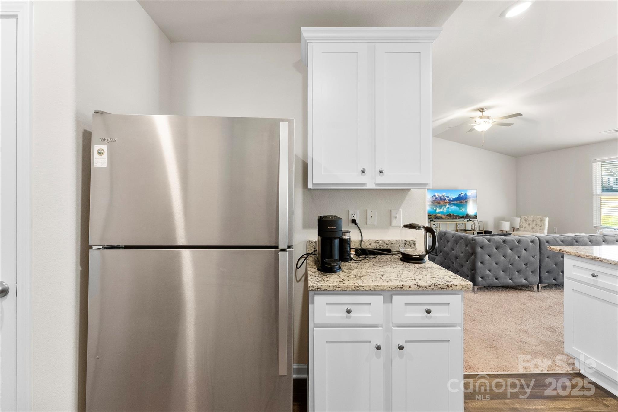223 Frank Burns Way Kings Mountain, NC 28086 - Photo 22 of 36 a white refrigerator freezer sitting inside of a kitchen