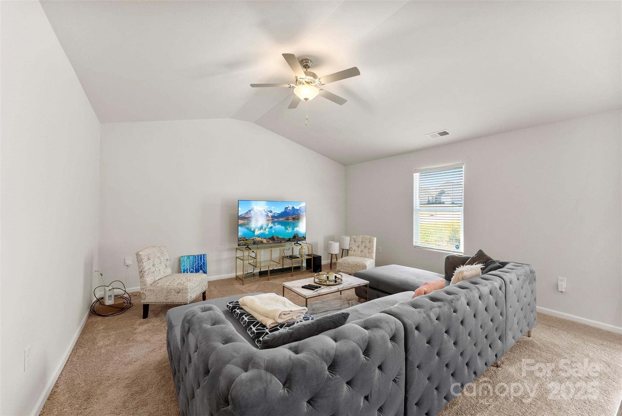 223 Frank Burns Way Kings Mountain, NC 28086 - Photo 6 of 36 a living room with furniture and a flat screen tv