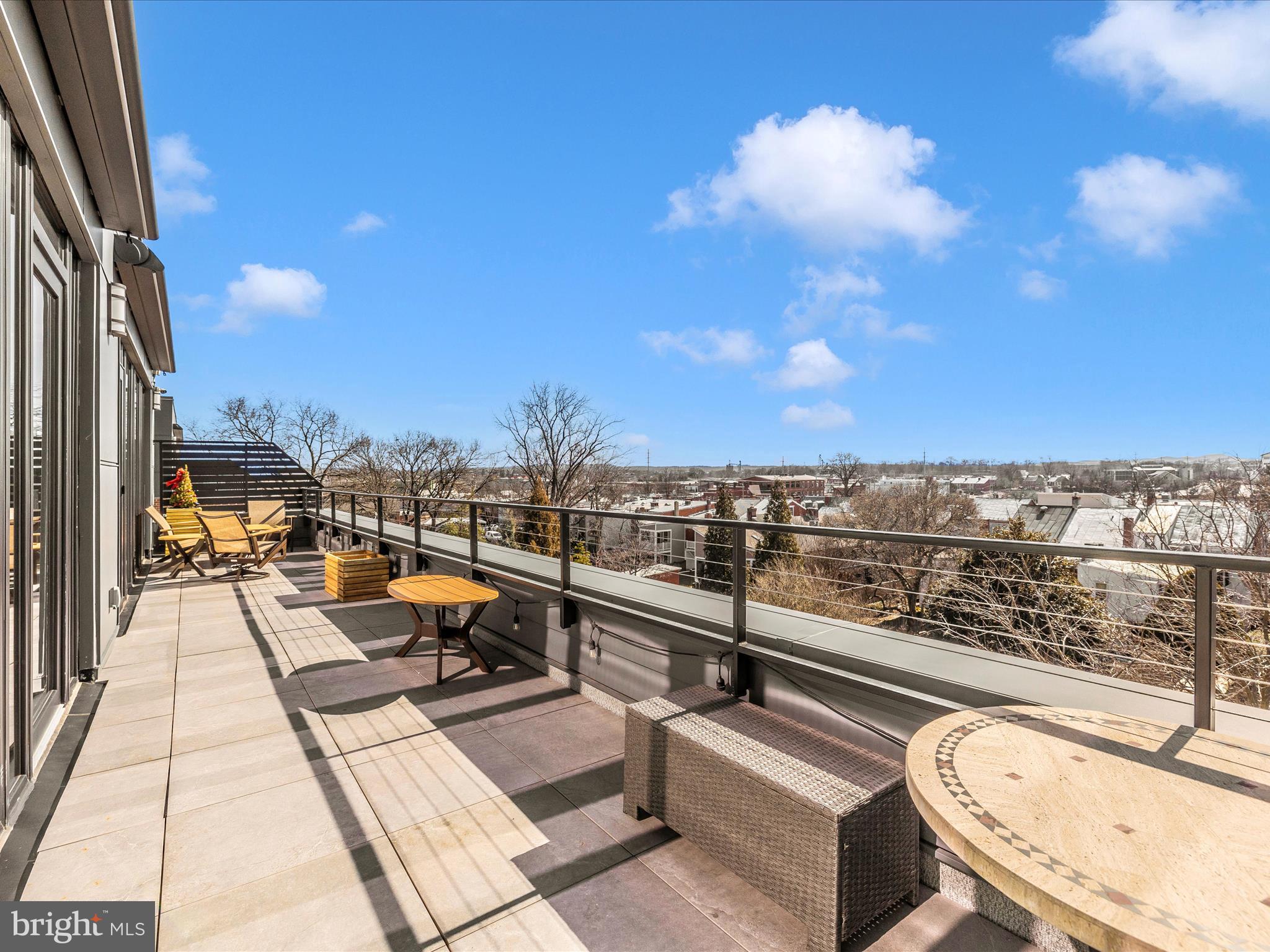 210 East 2nd Street, Unit 401 Frederick, MD 21701 - Photo 21 of 51 a view of a terrace with furniture
