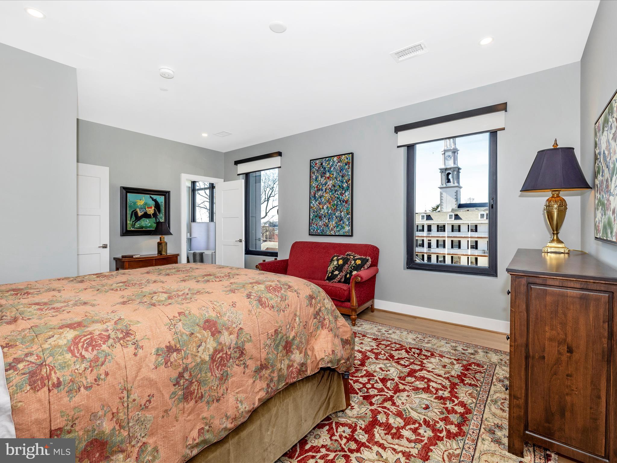 210 East 2nd Street, Unit 401 Frederick, MD 21701 - Photo 30 of 51 a bedroom with bed and window
