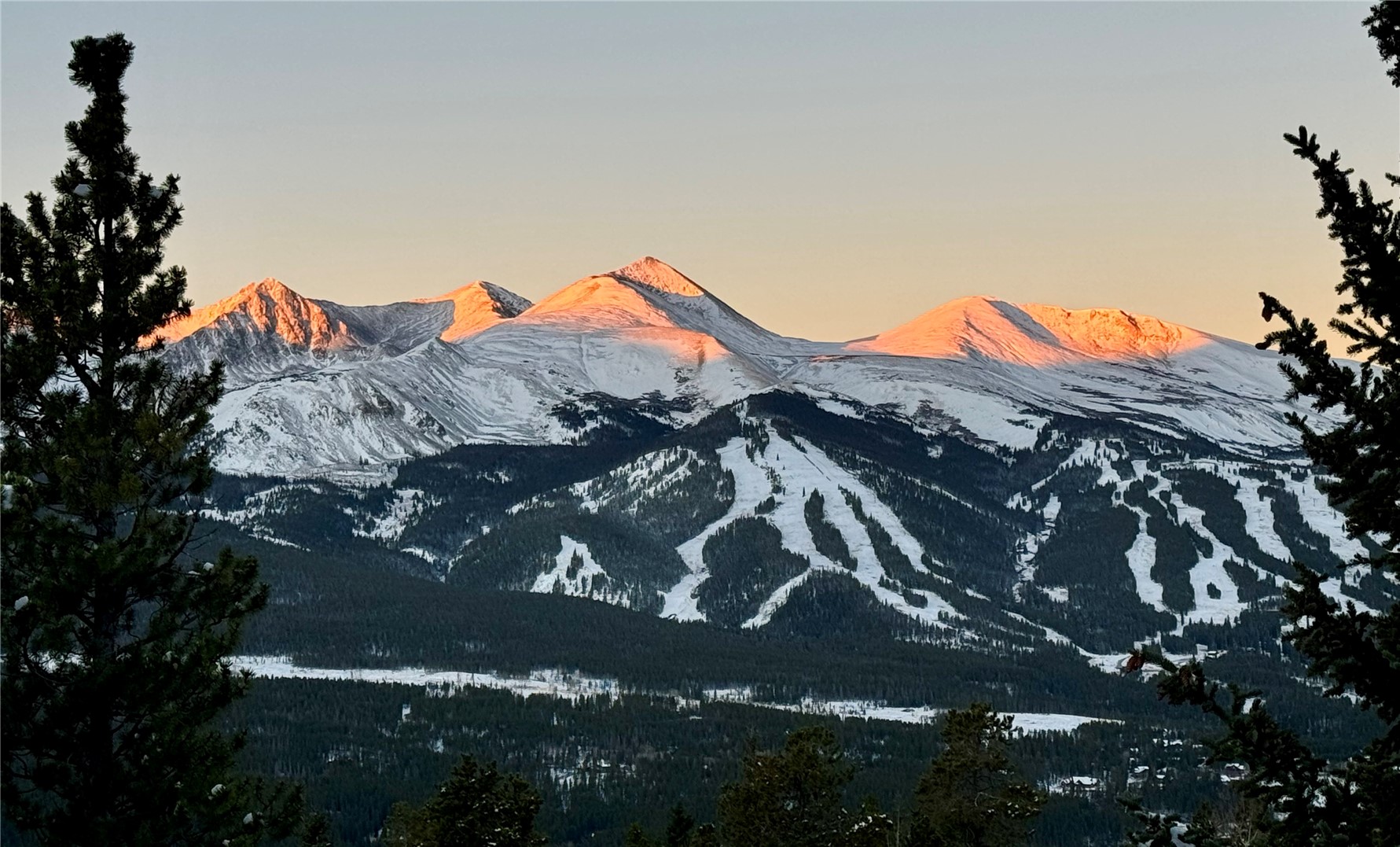 71 Emmett Lode Road Breckenridge, CO 80424 - Photo 45 of 48 Sunrise photo taken by owners from the deck!