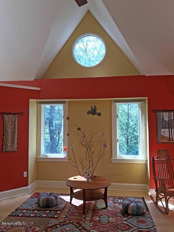 7 Cider Mill Road Williamsburg, MA 01039 - Photo 12 of 30 a living room with a couch and a window