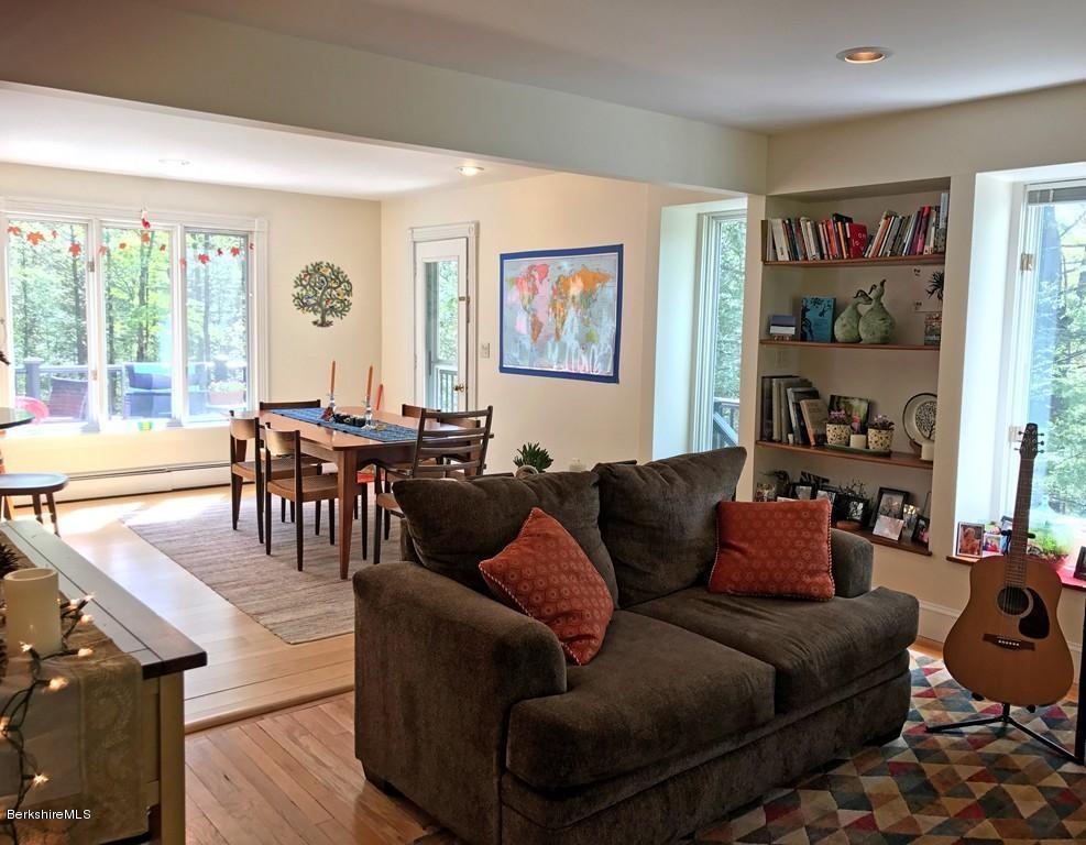 7 Cider Mill Road Williamsburg, MA 01039 - Photo 6 of 30 a living room with furniture and a large window