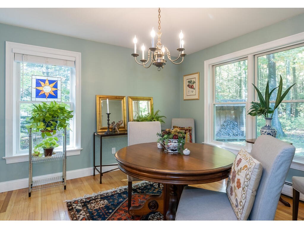 79 Pomeroy Meadow Road Southampton, MA 01073 - Photo 14 of 42 a view of a dining room with furniture window and outside view