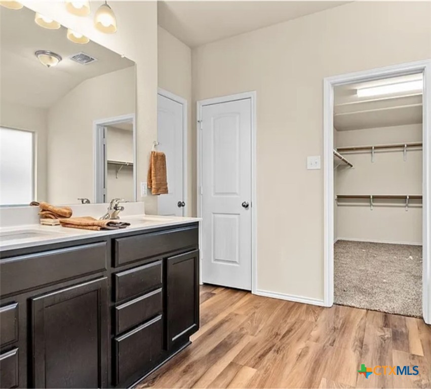 5561 Perdita Drive Belton, TX 76513 - Photo 19 of 24 a bathroom with a sink and a mirror