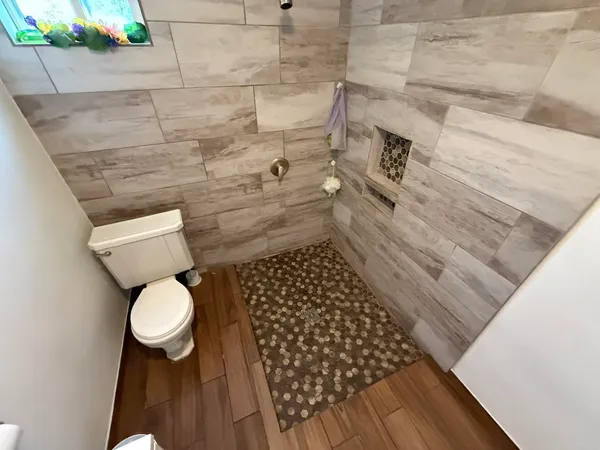 a house view with a yard