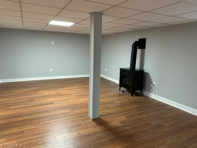 154 East Manor Ridge Road Elkin, NC 28621 - Photo 26 of 34 Basement with Propane stove