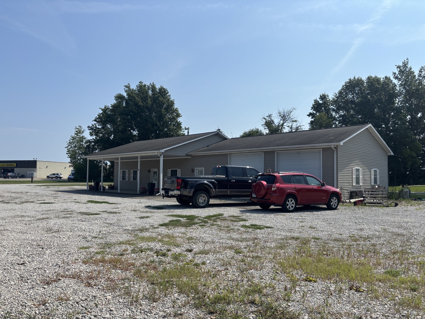 922 Highway 49 Casey, IL 62420 - Photo 3 of 28 a view of a car is parked in front of house