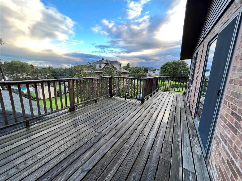 124 Pine Hill Road Kittanning, PA 16201 - Photo 15 of 20 a view of balcony with wooden floor